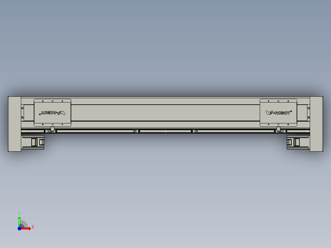威洛博双电机滑台-VC14D2-S350-BLR-P40-C6前视图