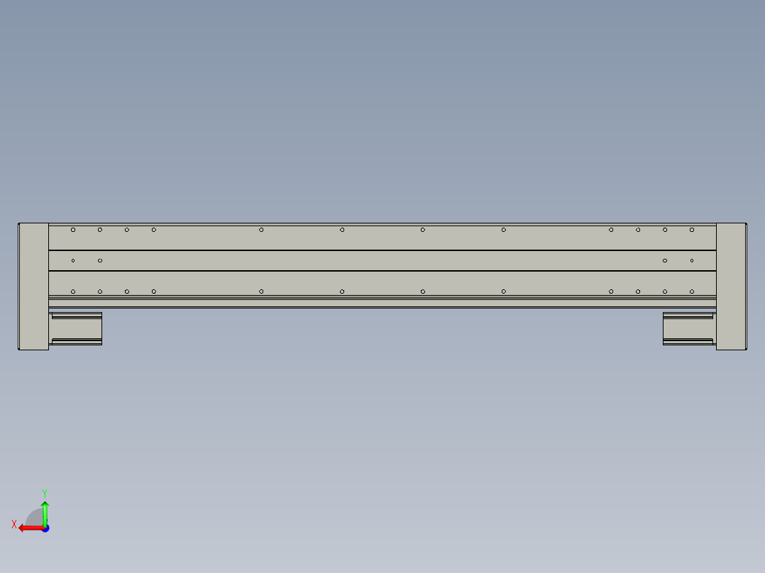 威洛博双电机滑台-VC14D2-S350-BLR-P40-C6后视图