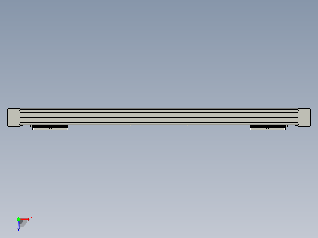 威洛博双电机滑台-VC14D2-S350-BLR-P40-C6俯视图