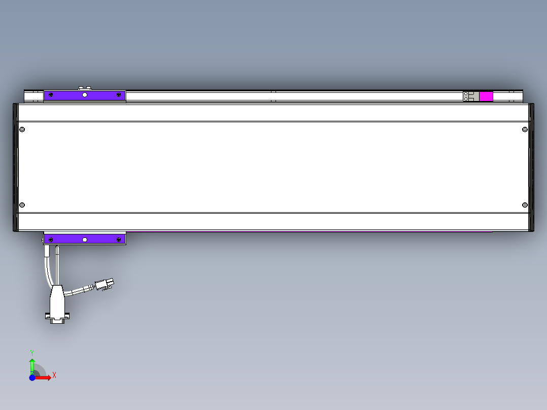 威洛博VL系列直线电机模组-VL17E1-S500前视图
