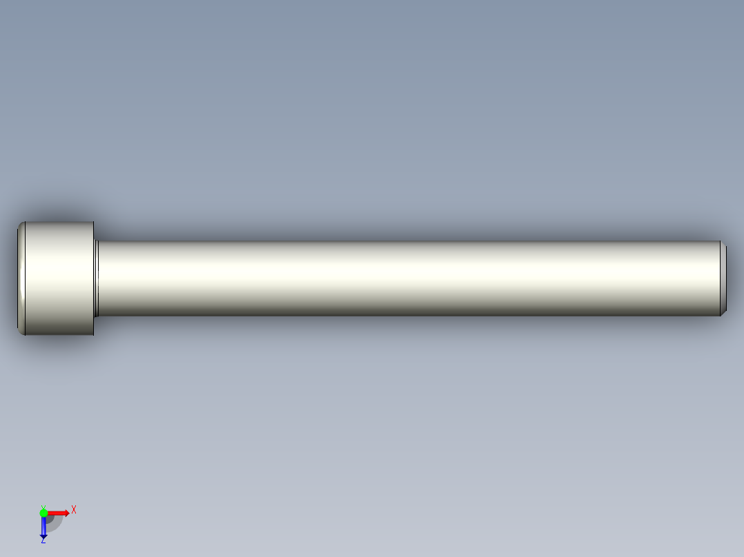 螺钉-DIN_912-M24x200.stp俯视图