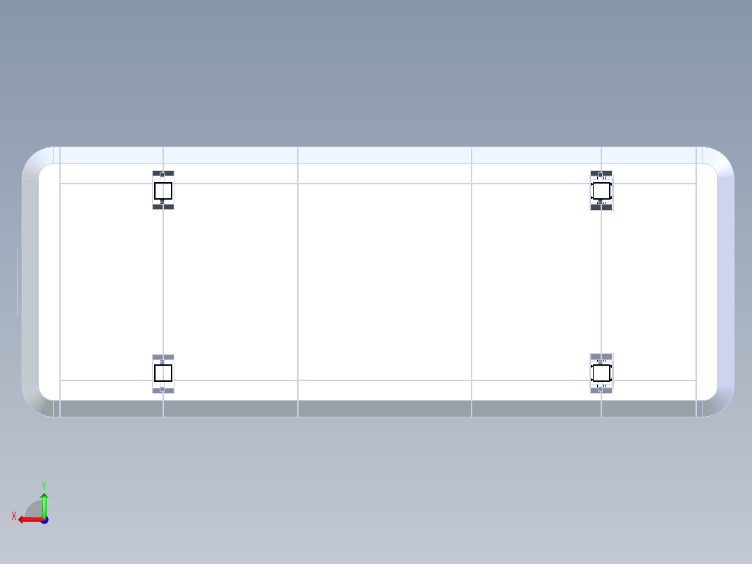 民宿太空舱3D模型含CAD施工图纸（3米x8.5米）后视图