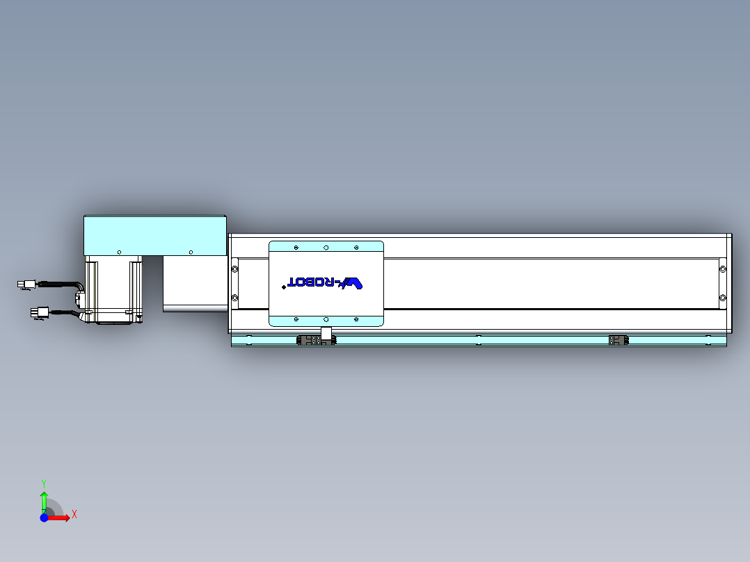威洛博VBC同步带传动一无尘环境VBC14-L45-S400-BR-ZP75-C3前视图