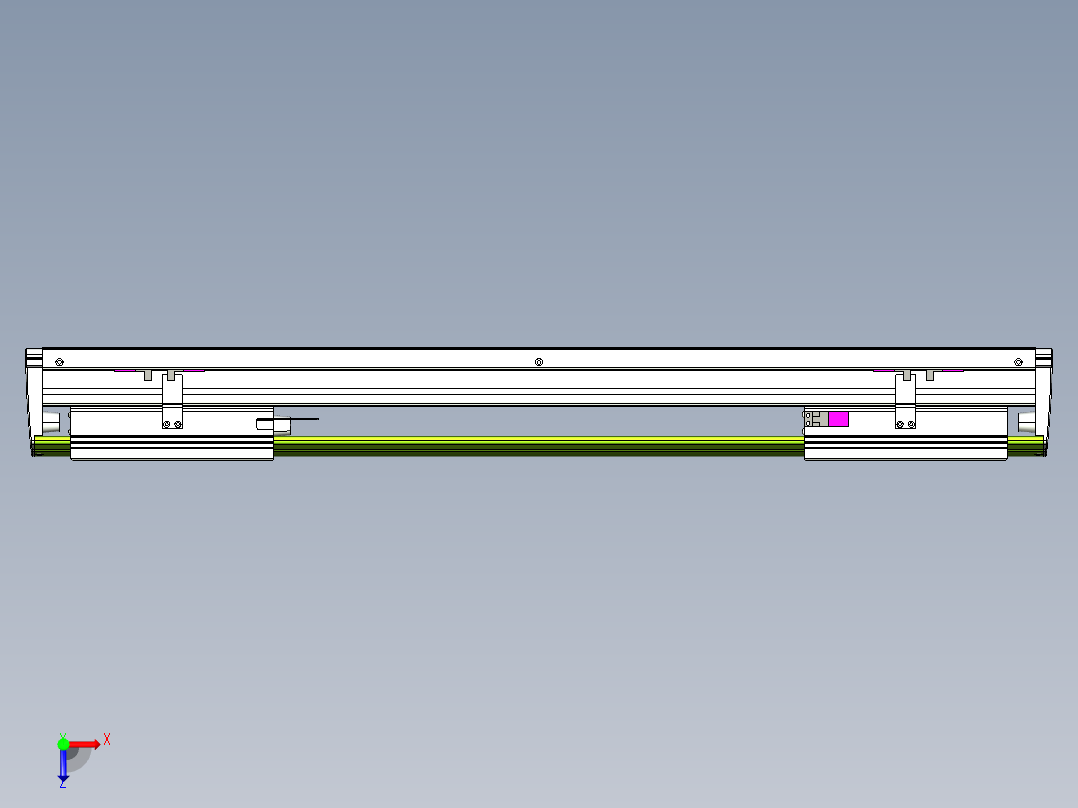 威洛博VL系列3d模型模组2VL22H2Y-S450俯视图
