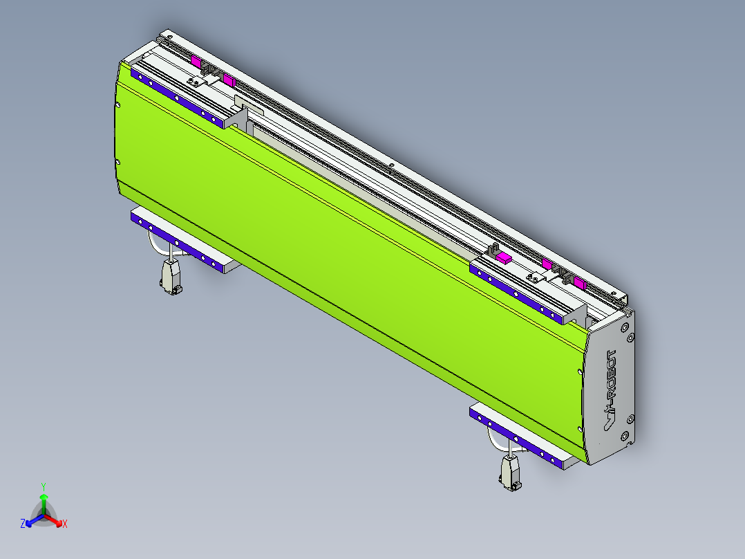 威洛博VL系列3d模型模组2VL22H2Y-S450正等轴测图