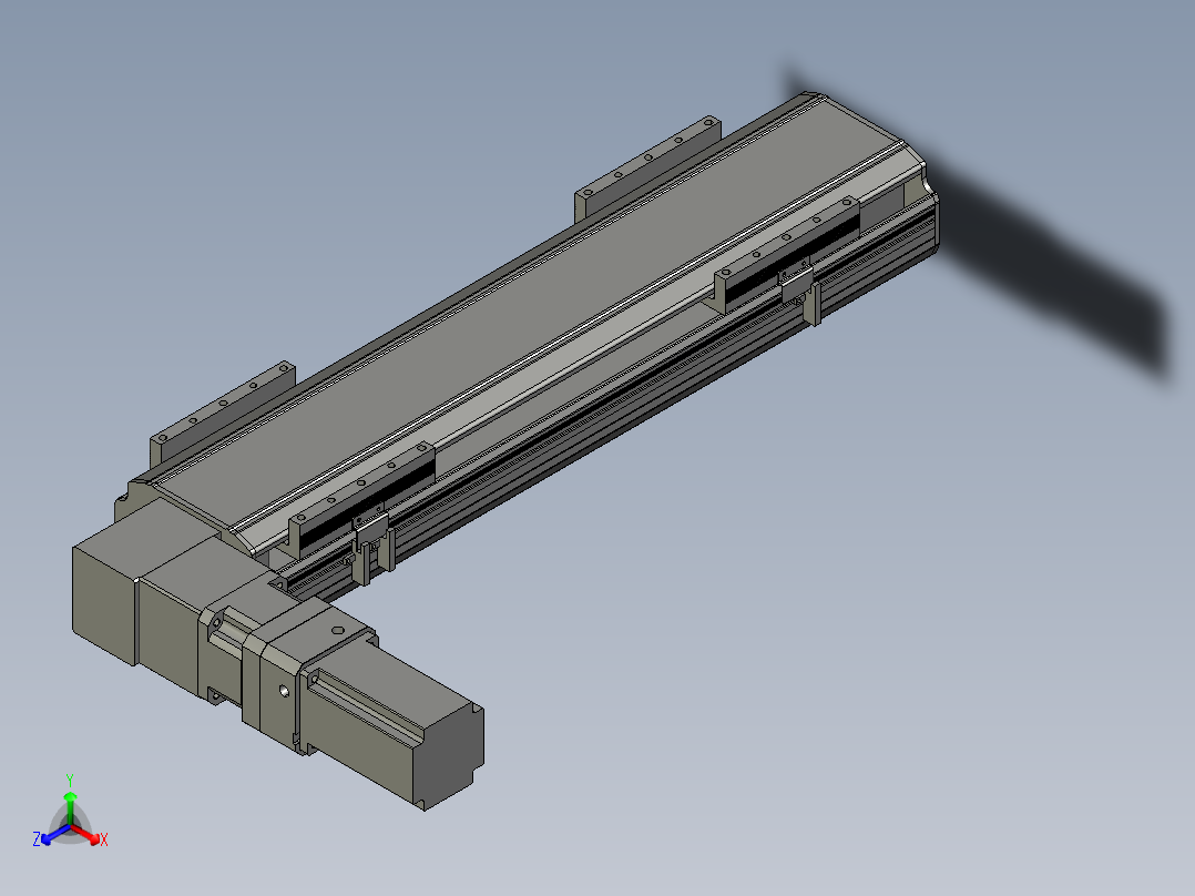 直线模组LHB17-L40-S450-L(B)设计图纸