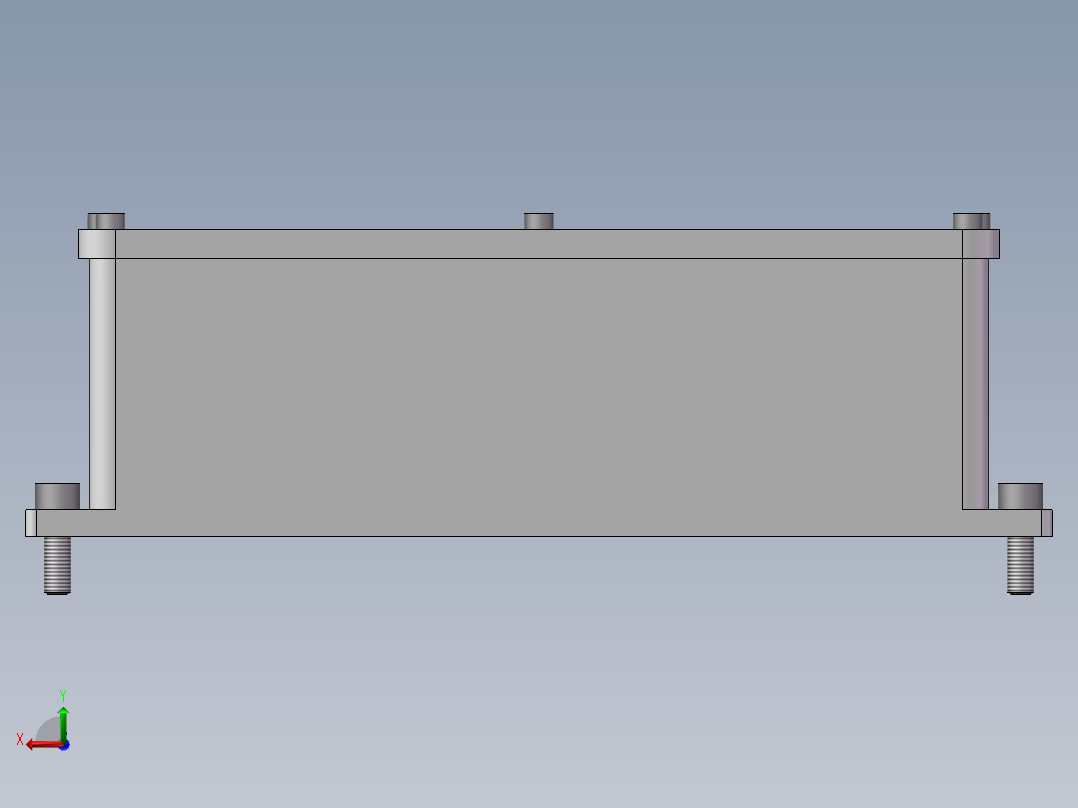 车载主控制器后视图