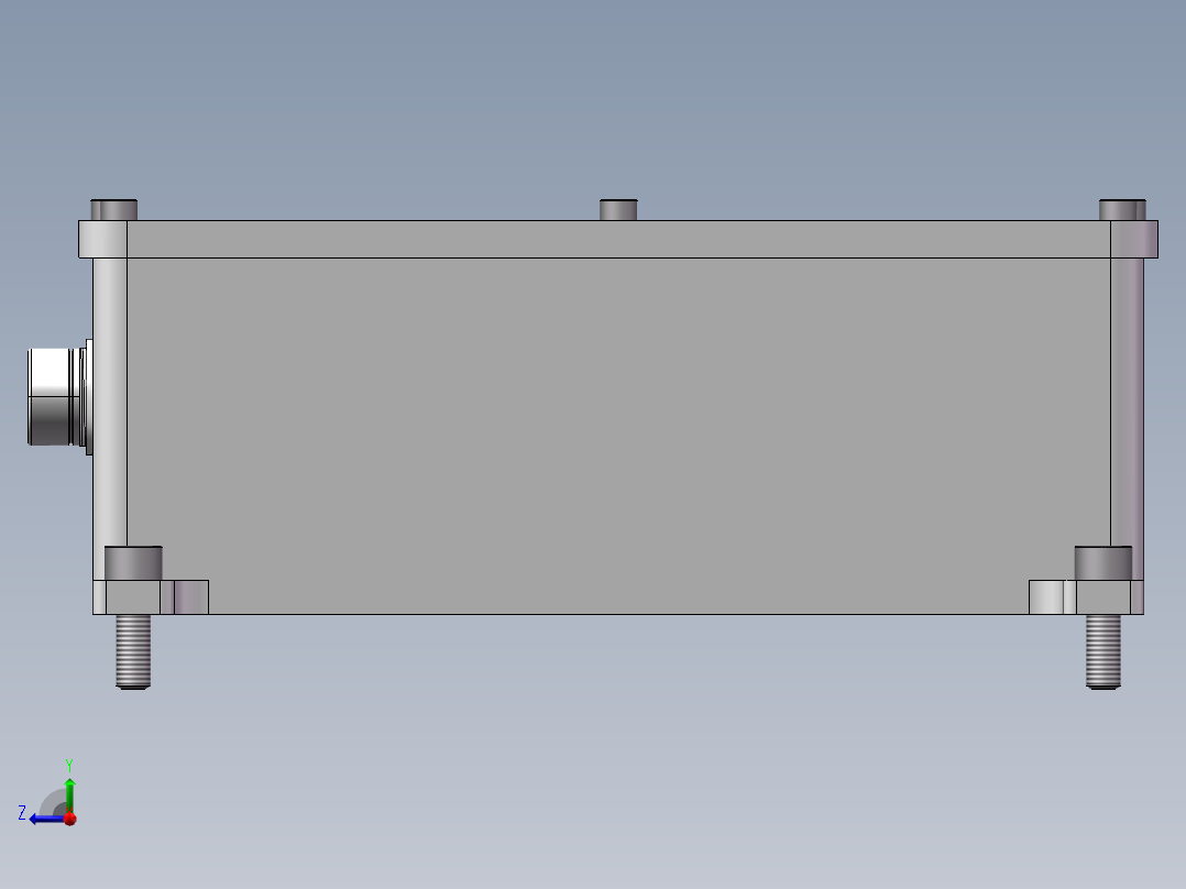 车载主控制器右视图