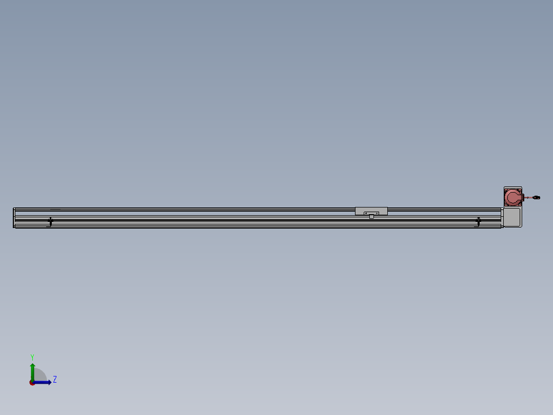 精密模组MT170-L125-2000-RU-M75-C4左视图