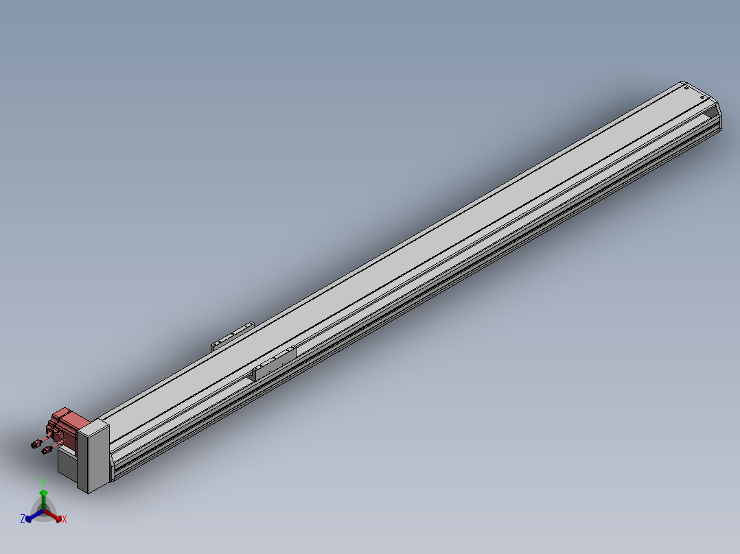 精密模组MT170-L125-2000-RU-M75-C4正等轴测图