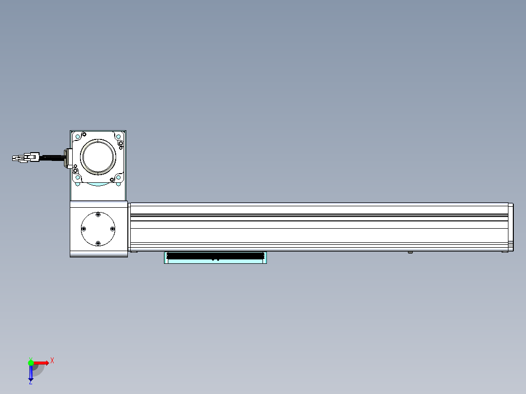 威洛博VBC同步带传动一无尘环境VBC14-L45-S300-BLD-ZP75-C3俯视图