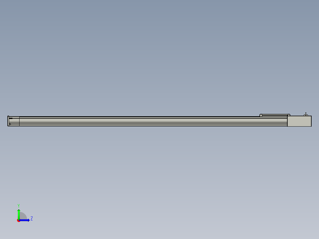 欧规系列-LB8-L75-S2000-BR-ZP75-C3左视图