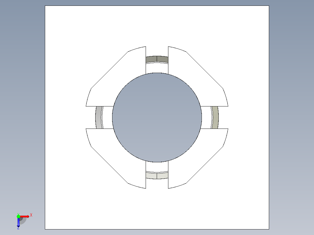 基恩士OP-84396_kc图纸模型俯视图