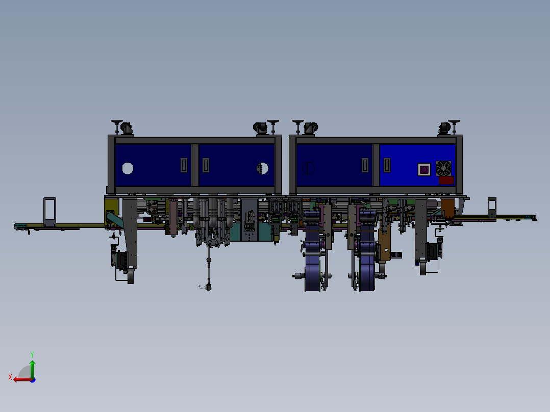 双工位贴胶折弯设备sw18后视图