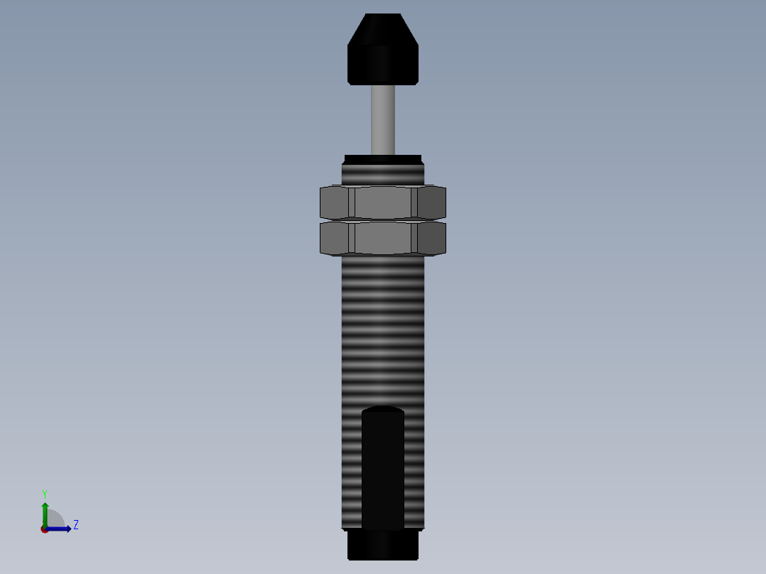 液压缓冲器ACA1616-1左视图