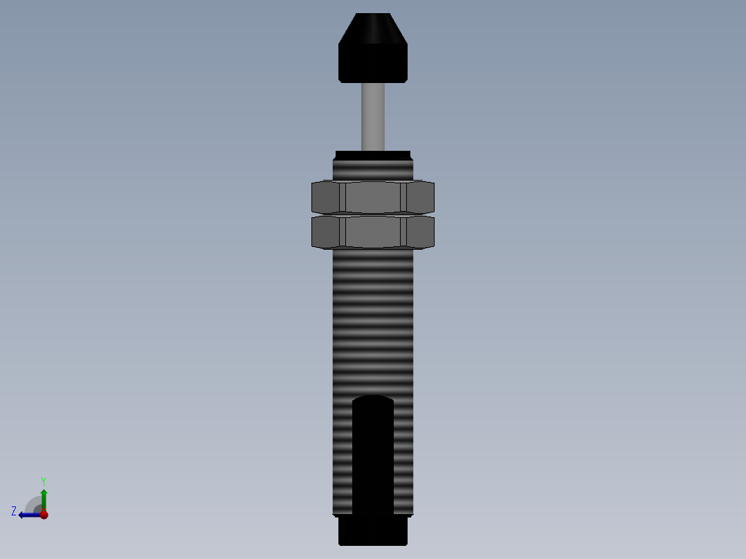 液压缓冲器ACA1616-1右视图