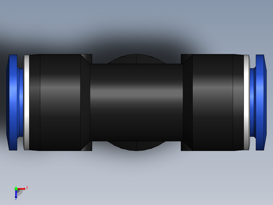 气嘴-Ø16 UNIÃO T (C00601600)俯视图