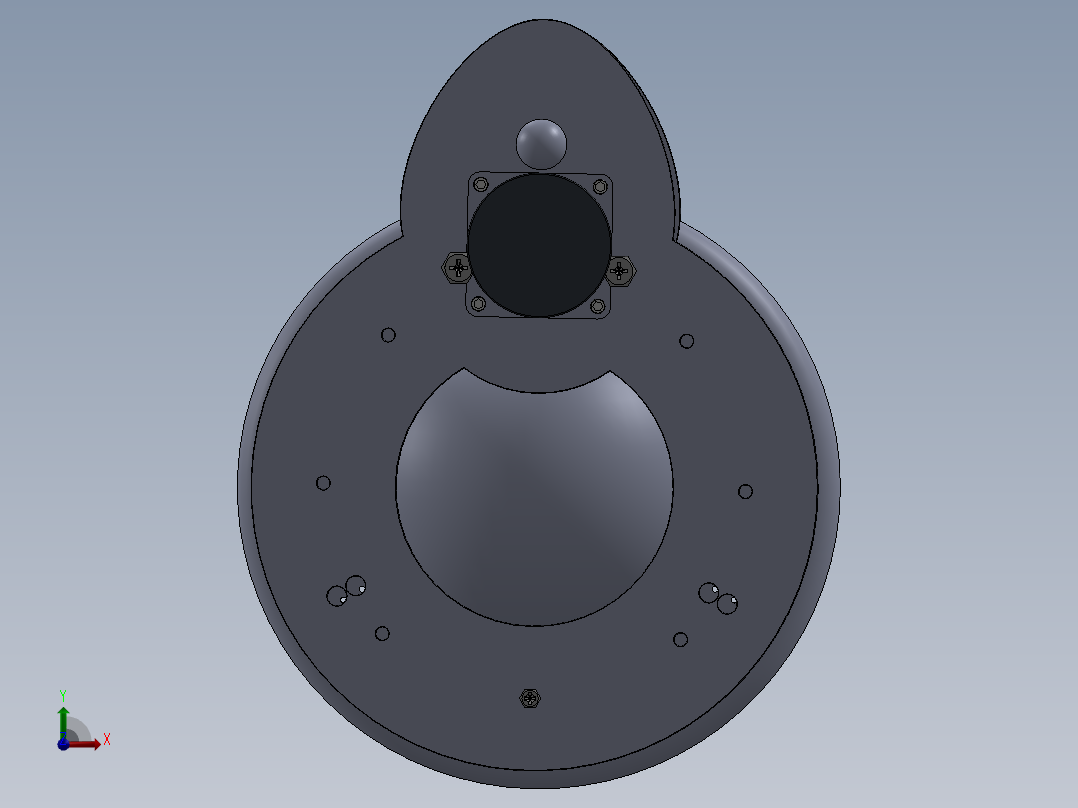 无人机投弹前视图