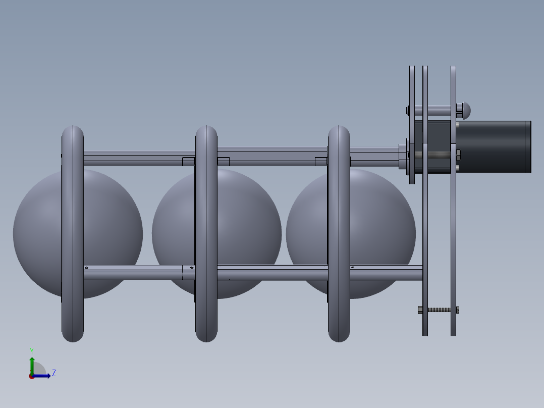 无人机投弹左视图
