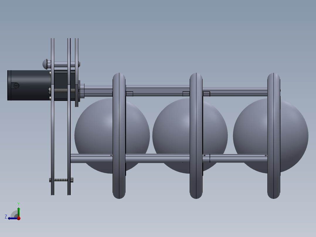 无人机投弹右视图
