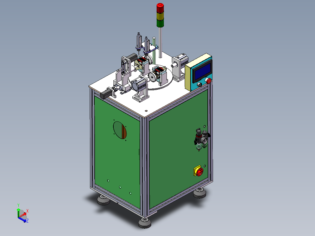 电机检测设备装配体