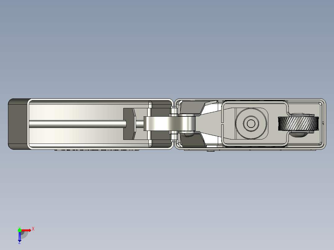 Zippo打火机俯视图