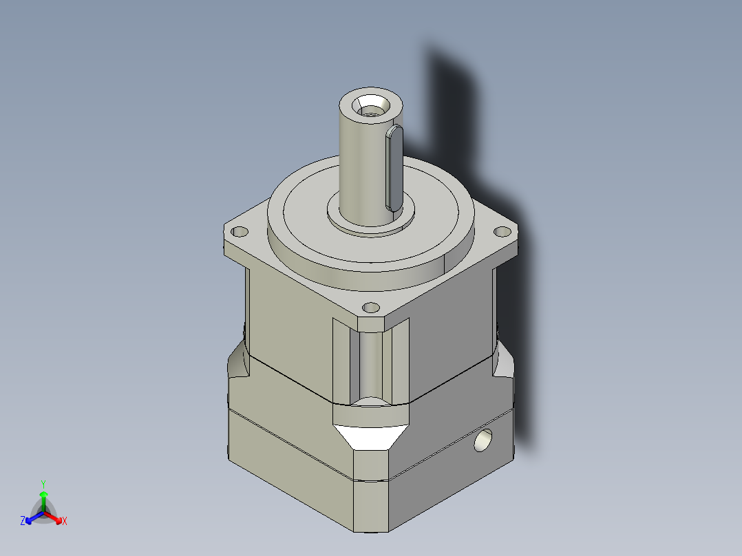 斜齿PGH142-L1 28-110-145-M8 LR70.5.STEP正等轴测图