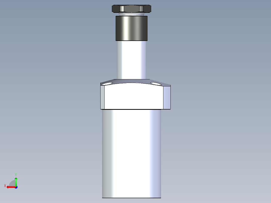KOSMEKLHA0900-SR-Q40_R01多系列多零件图纸模型后视图
