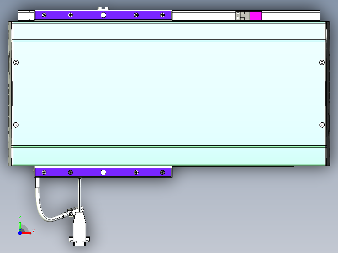 威洛博VL系列直线电机模组-VL22H3-S200前视图