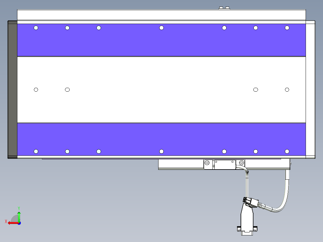 威洛博VL系列直线电机模组-VL22H3-S200后视图