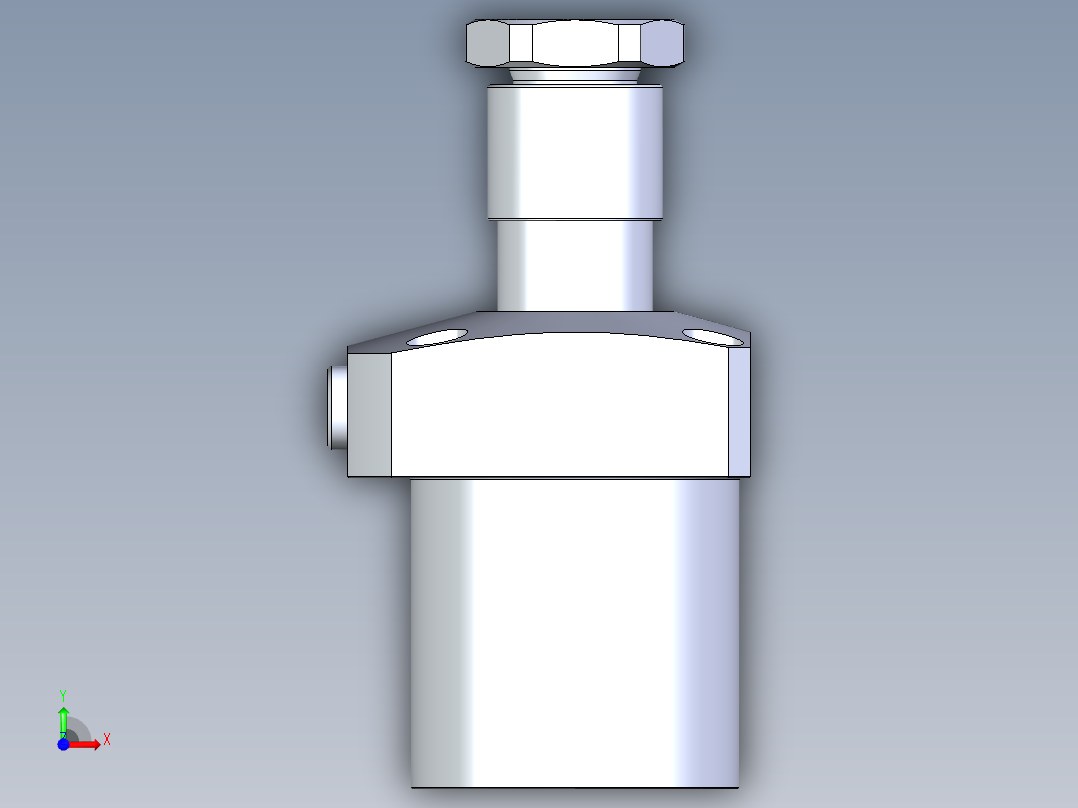 KOSMEKLHA0750-CL-Y30多系列多零件图纸模型前视图