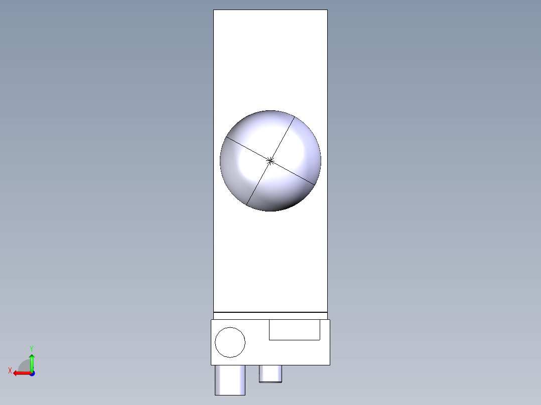 德克斯TUNKERS气缸数模SZK_63_1_Z_A42_T12_TUENKERS后视图