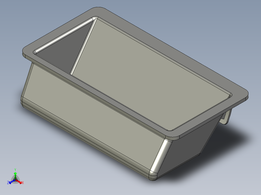 built-in_handle正等轴测图