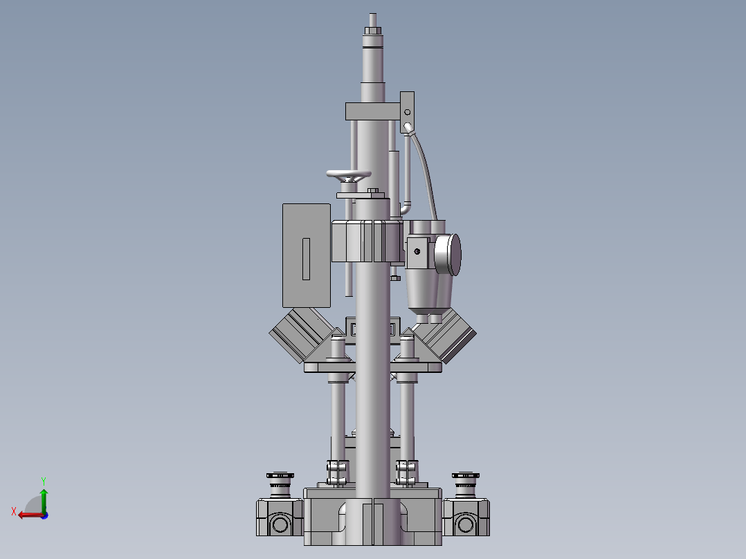 RXC-R底盖斜面孔冲孔治具后视图