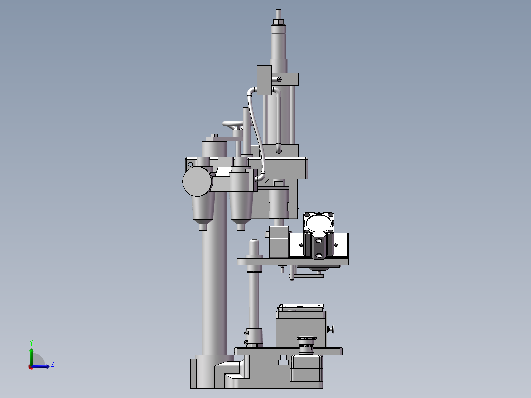RXC-R底盖斜面孔冲孔治具左视图