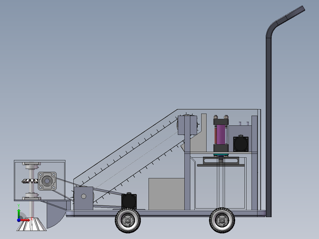 一种落叶清扫压缩机的设计含三维图=1466178==700前视图