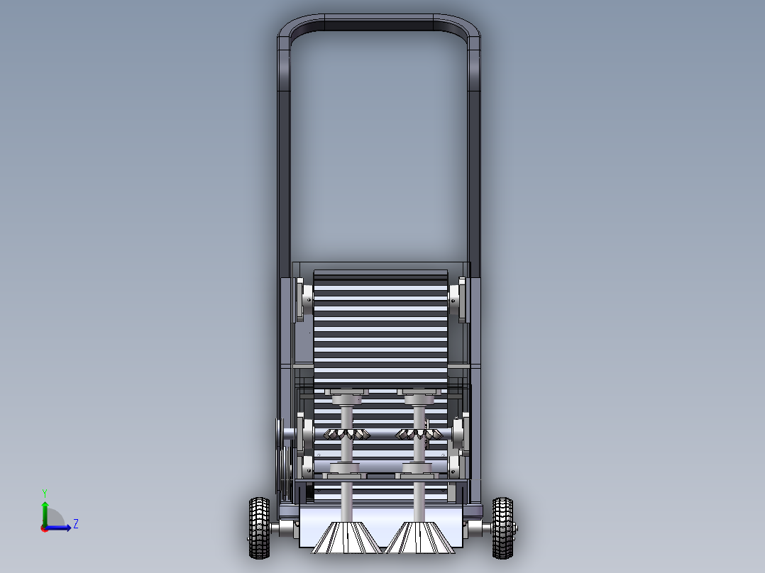 一种落叶清扫压缩机的设计含三维图=1466178==700左视图