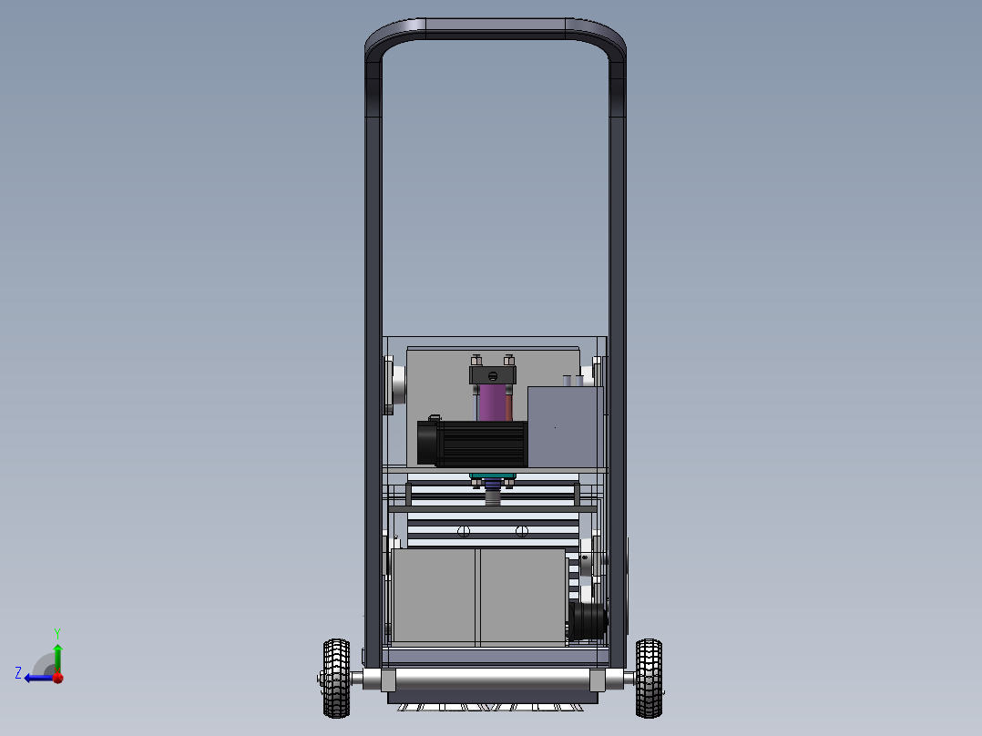 一种落叶清扫压缩机的设计含三维图=1466178==700右视图
