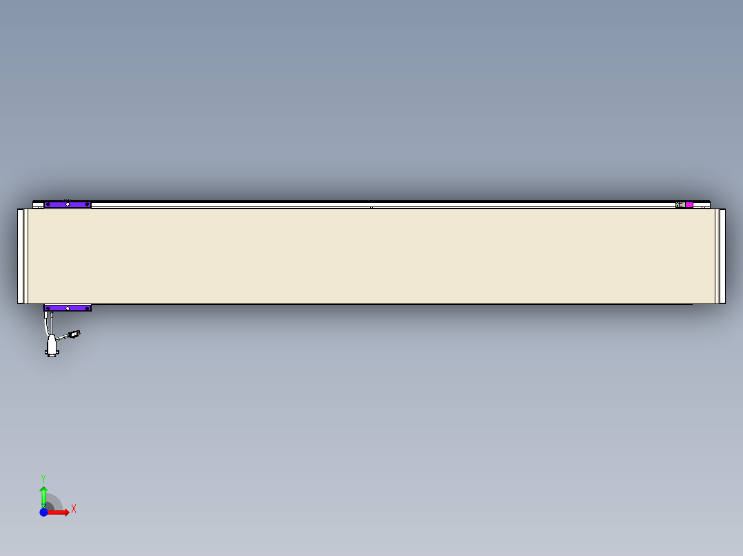 威洛博VL系列3d模型模组VL22H1Y-S1400前视图