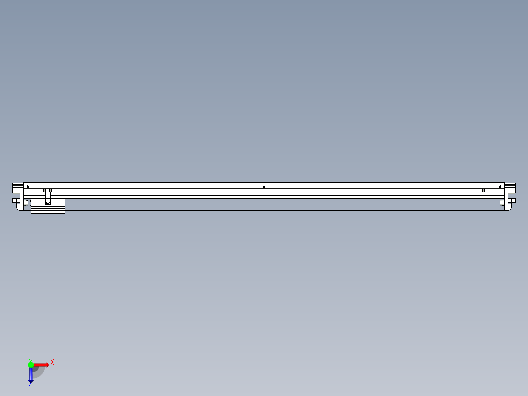 威洛博VL系列3d模型模组VL22H1Y-S1400俯视图