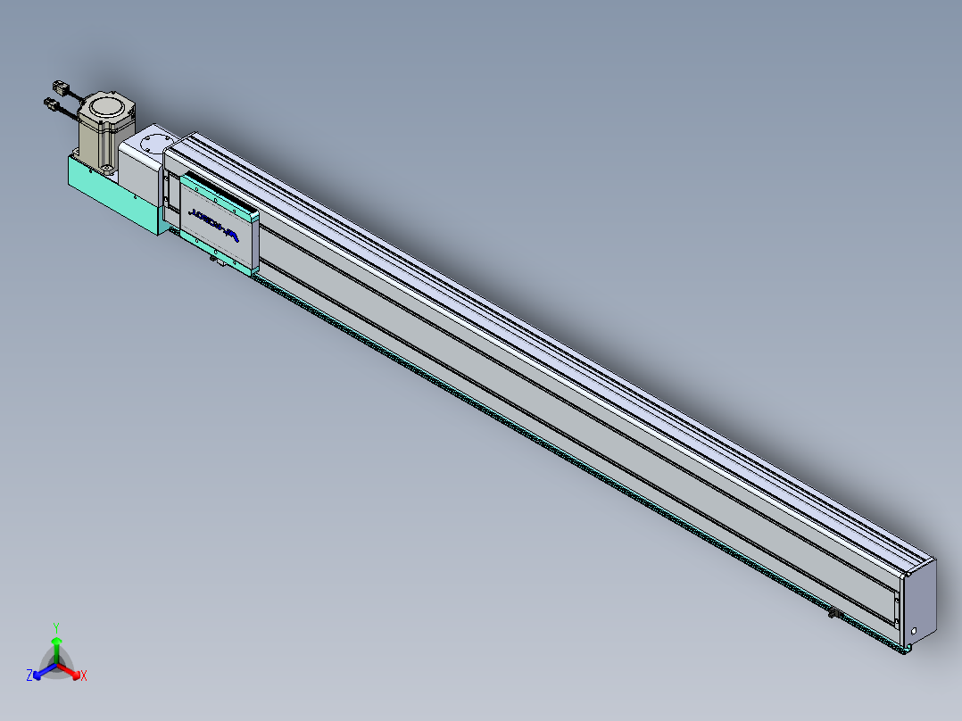 威洛博VBC同步带传动一无尘环境VBC14-L45-S1350-BL-ZP75-C3正等轴测图