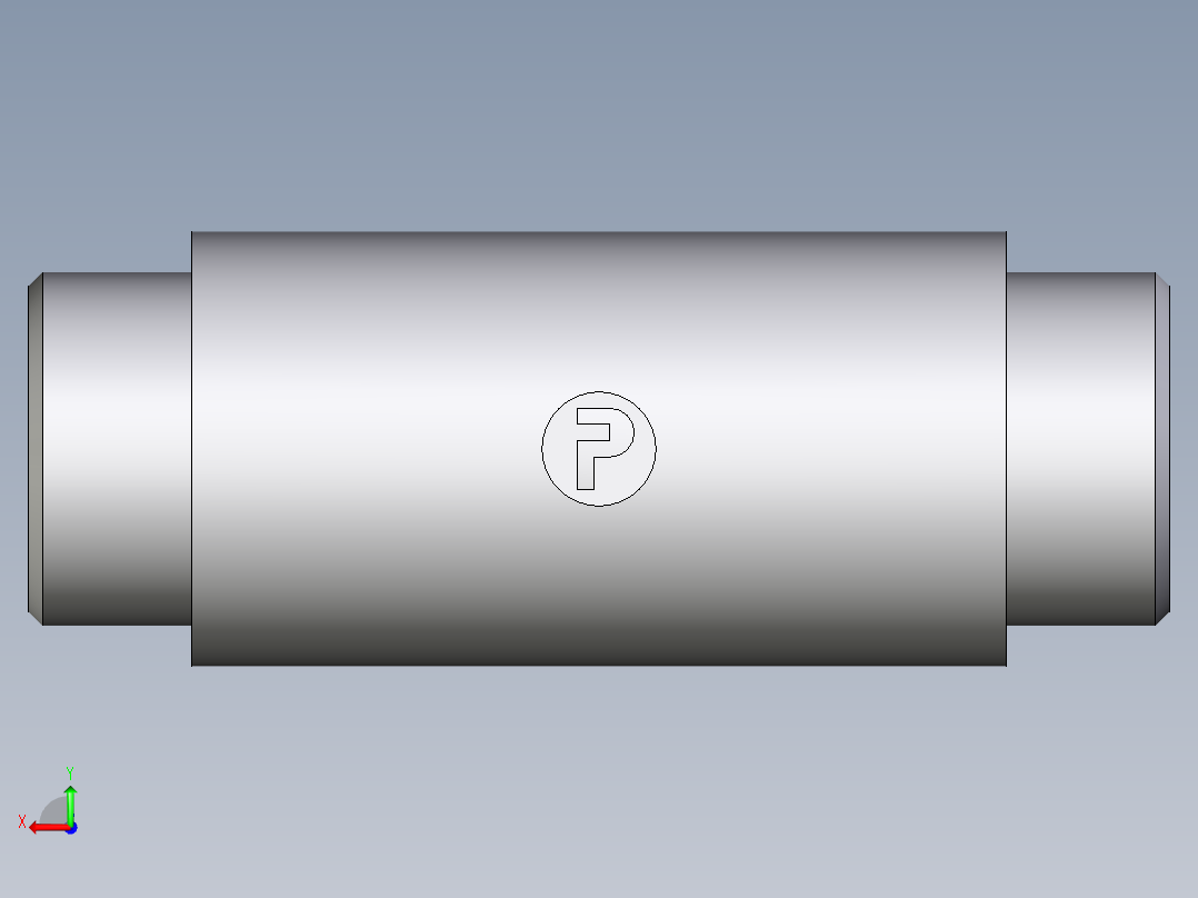 卡套式工业通用硬管接头EO_Weld_bulkhead_fitting_ESV18L71X后视图