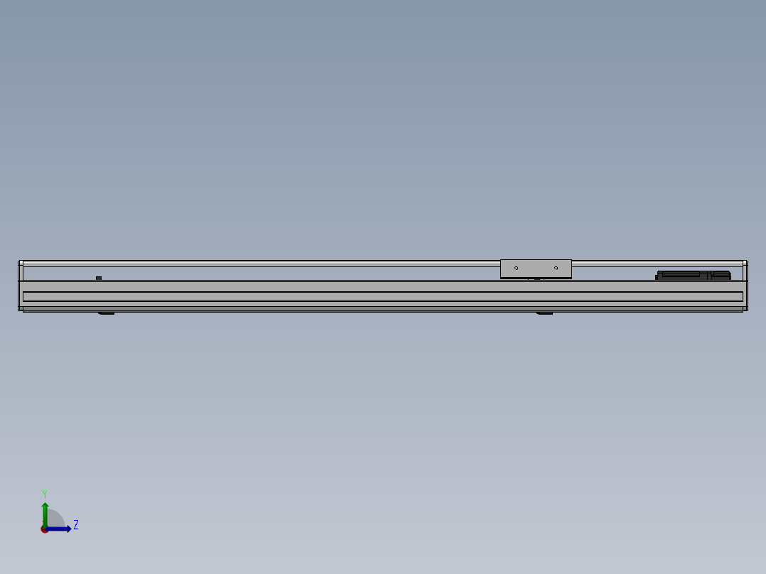 精密模组MY100-T10-550L-M-P10B-C4-C左视图