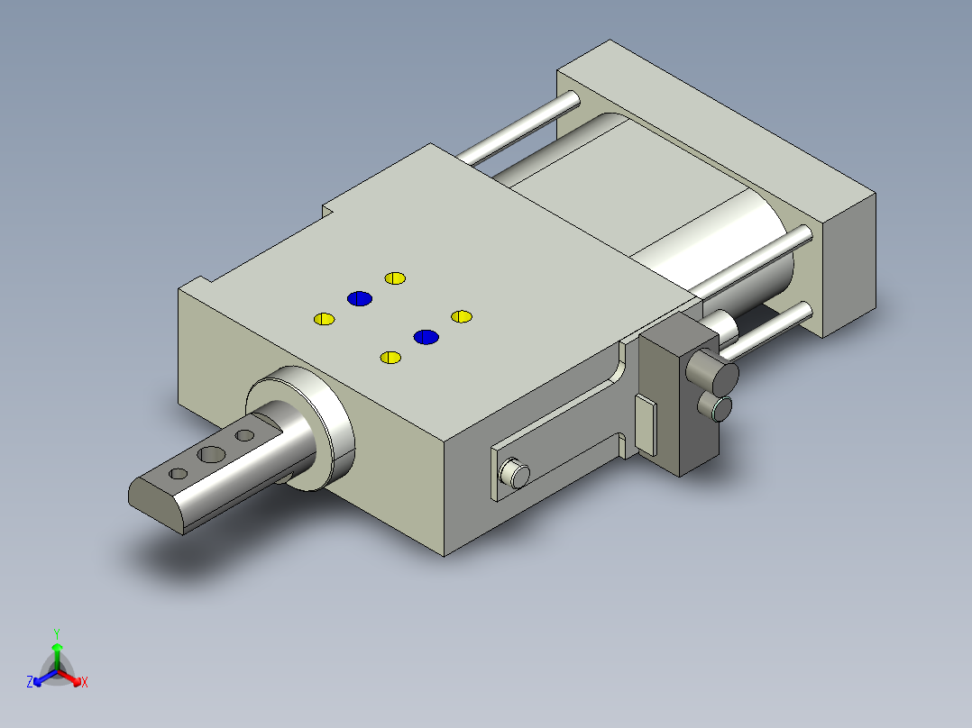 德克斯TUNKERS气缸数模SZK_63x40_A42_T12_TUENKERS