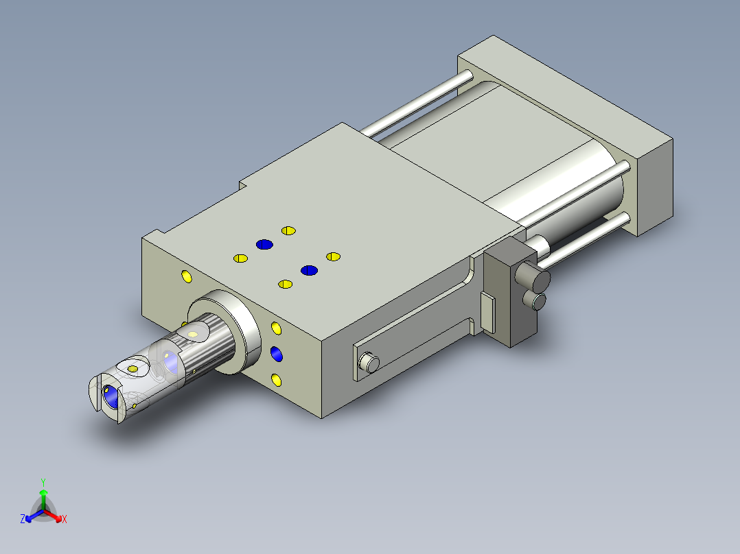 德克斯TUNKERS气缸数模SZK_63_R12_T12_TUENKERS