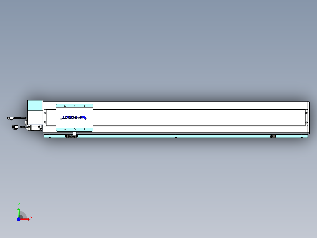 威洛博VBC同步带传动一无尘环境VBC14-L45-S850-BRD-ZP40-C3前视图