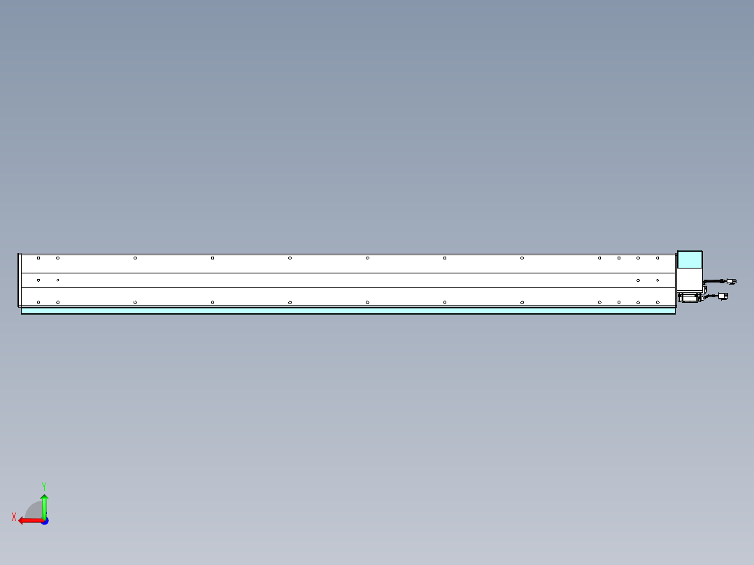 威洛博VBC同步带传动一无尘环境VBC14-L45-S1400-BRU-ZP40-C3后视图