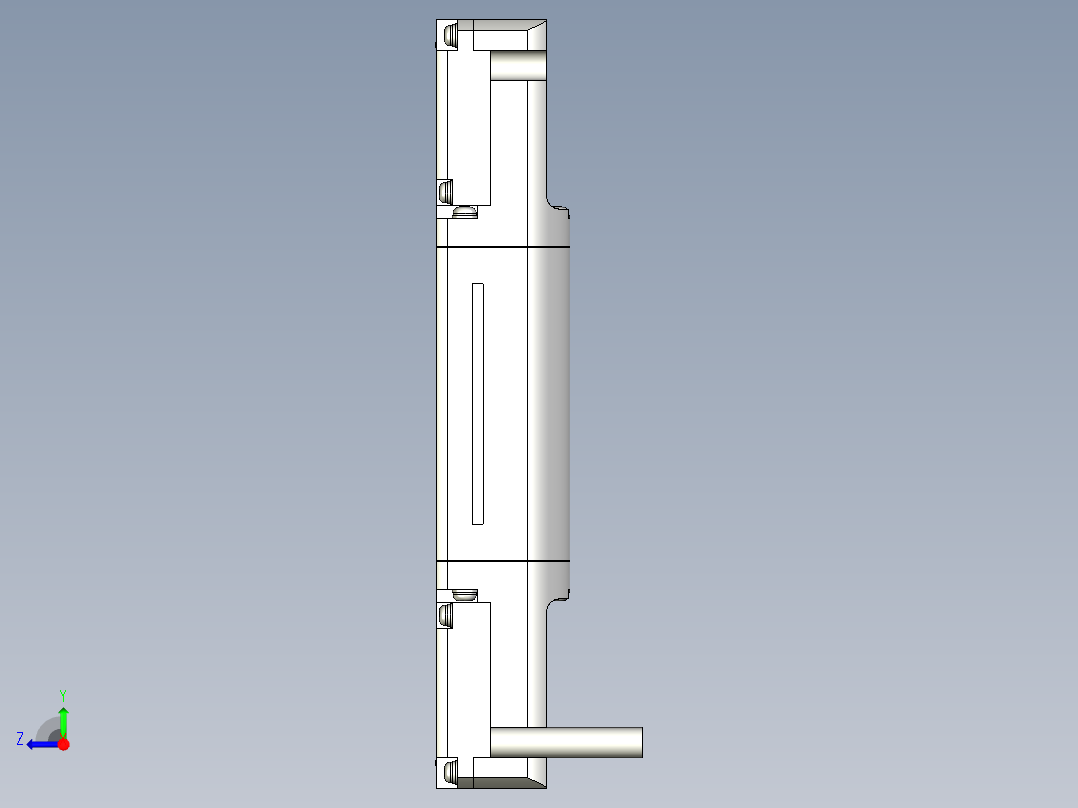 基恩士SL-V08H(S)_T_kc图纸模型右视图