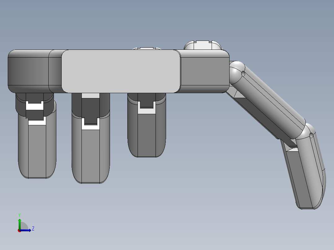 仿生机械手 (19)左视图