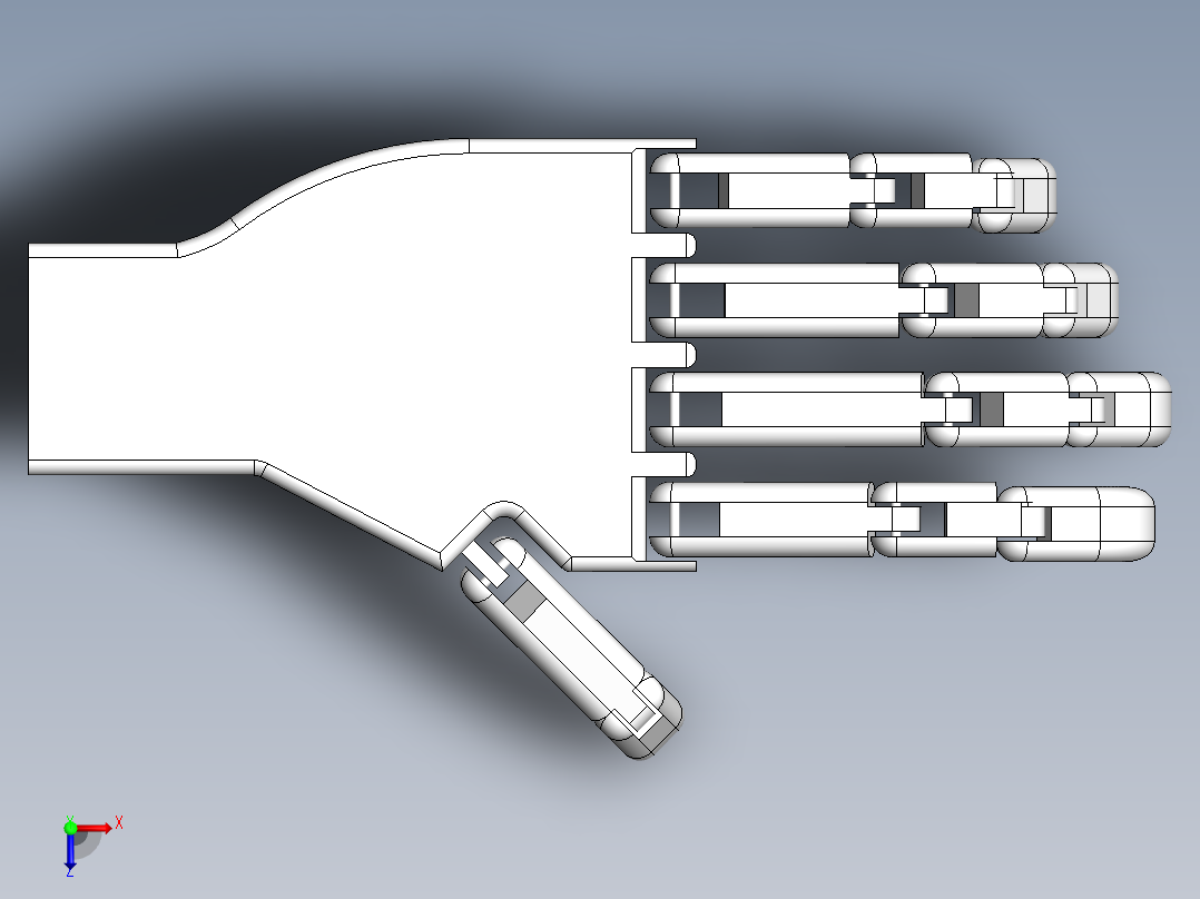 仿生机械手 (19)俯视图